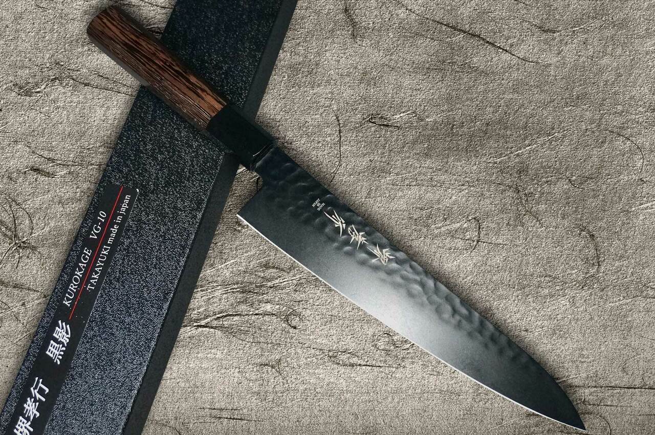 Sakai Takayuki Non-Stick Coating VG10 Hammered WA Knife: A Fusion of Functionality and Artistry